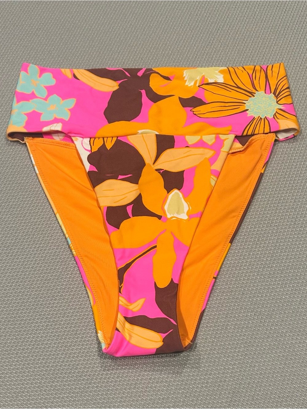 aerie Floral High Rise Bikini Bottoms